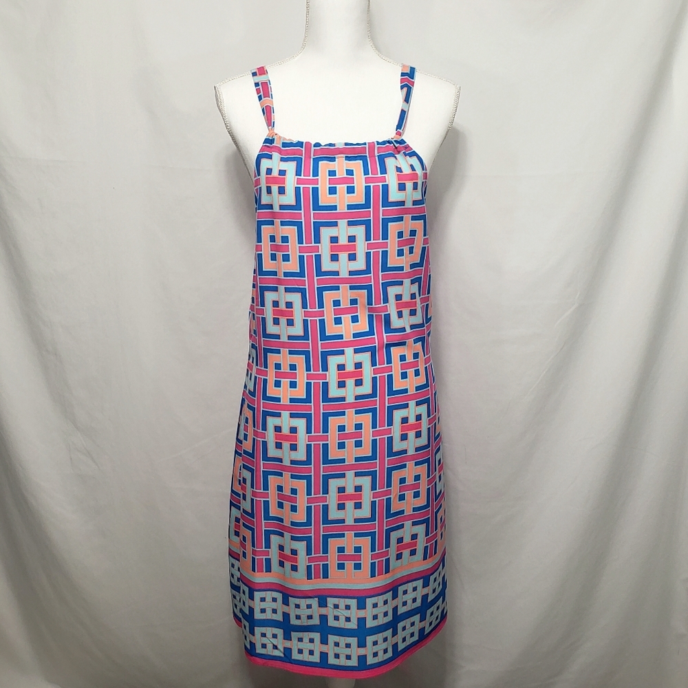 Crown & Ivy Geometric Design Dress Sz XS EUC - Picture 3 of 8